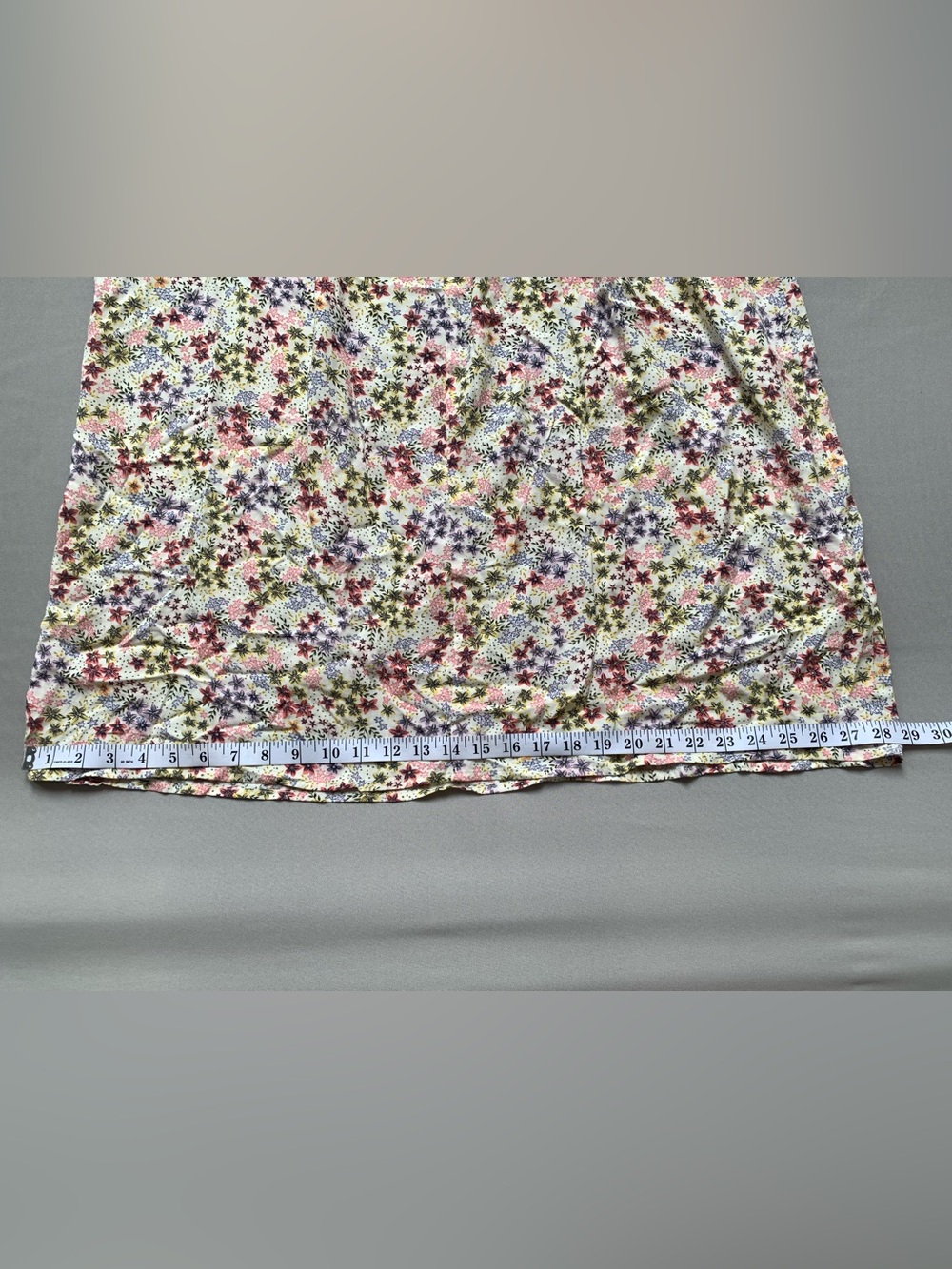 Old Navy NWT Floral Midi Skirt Large Rayon Pull On Boho Cottagecore - Picture 12 of 12